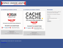 Tablet Screenshot of espacegrandevente.com